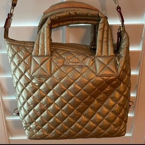 MZ Wallace Sutton metallic gold